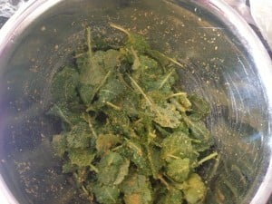 Toss well in mixing bowl