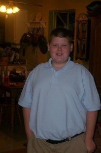 Travis at his heaviest