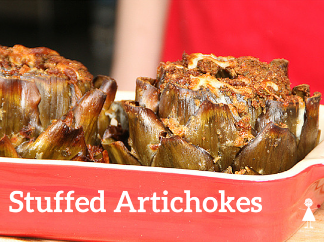 Baked Stuffed Artichokes Recipe Baked Stuffed Artichokes Recipe