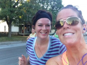 Just trying to keep up with my lil sis!