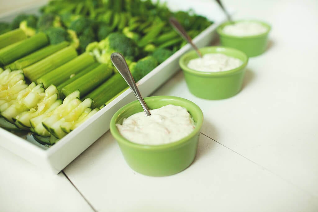 St. Patrick's Day Vegetable Tray