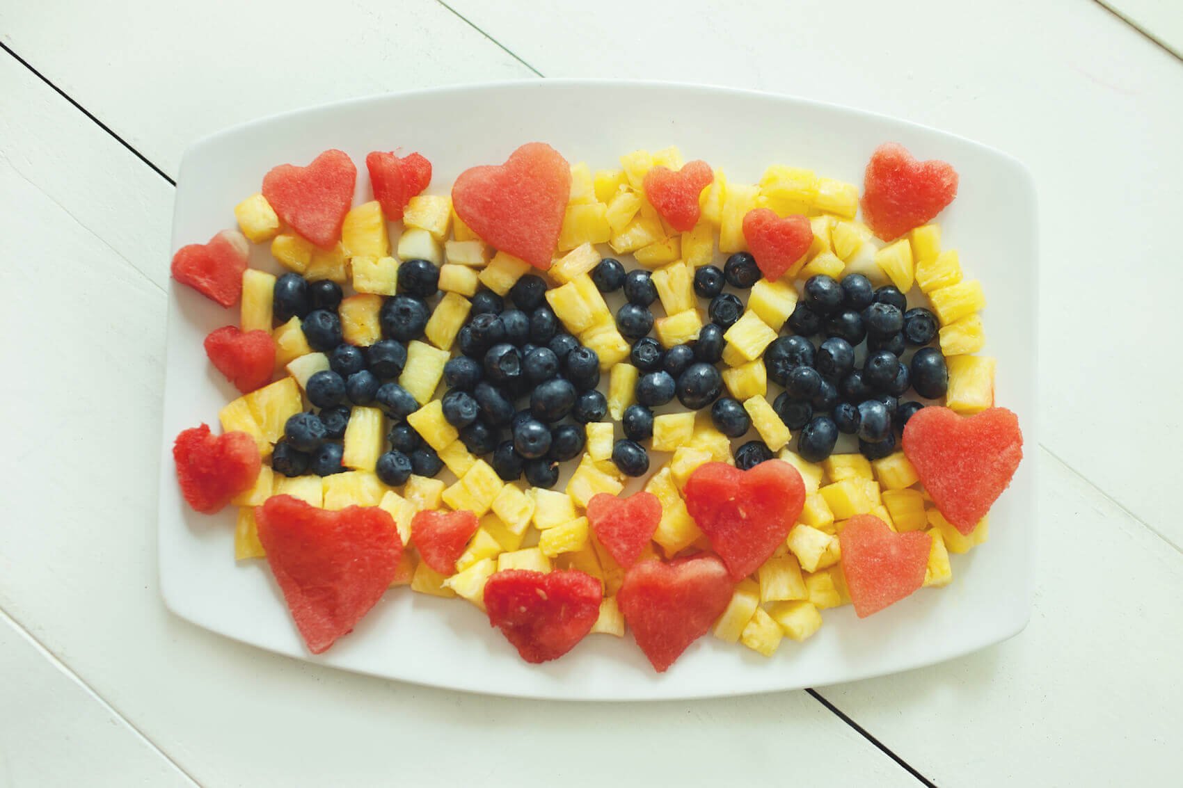 Valentine's Day Fruit Tray