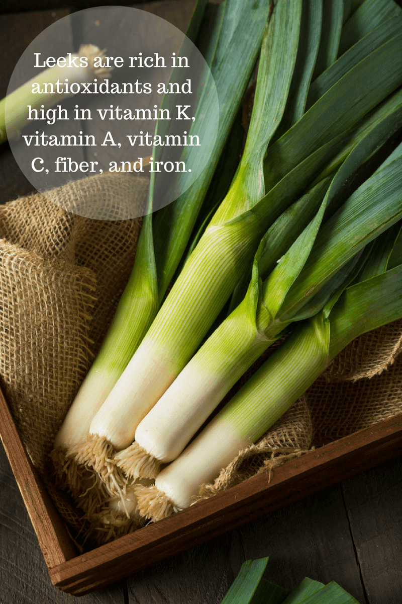 leeks nutritional data how to cut and clean leeks
