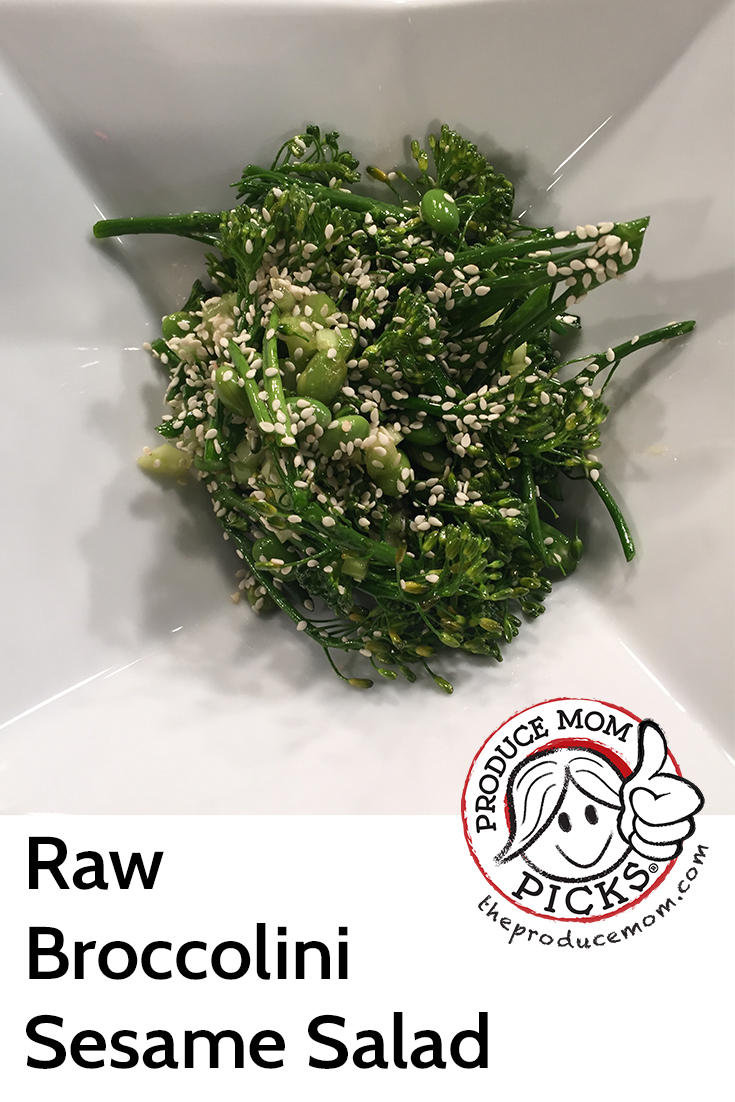 Raw Broccolini Sesame Salad from Chef Todd Fisher