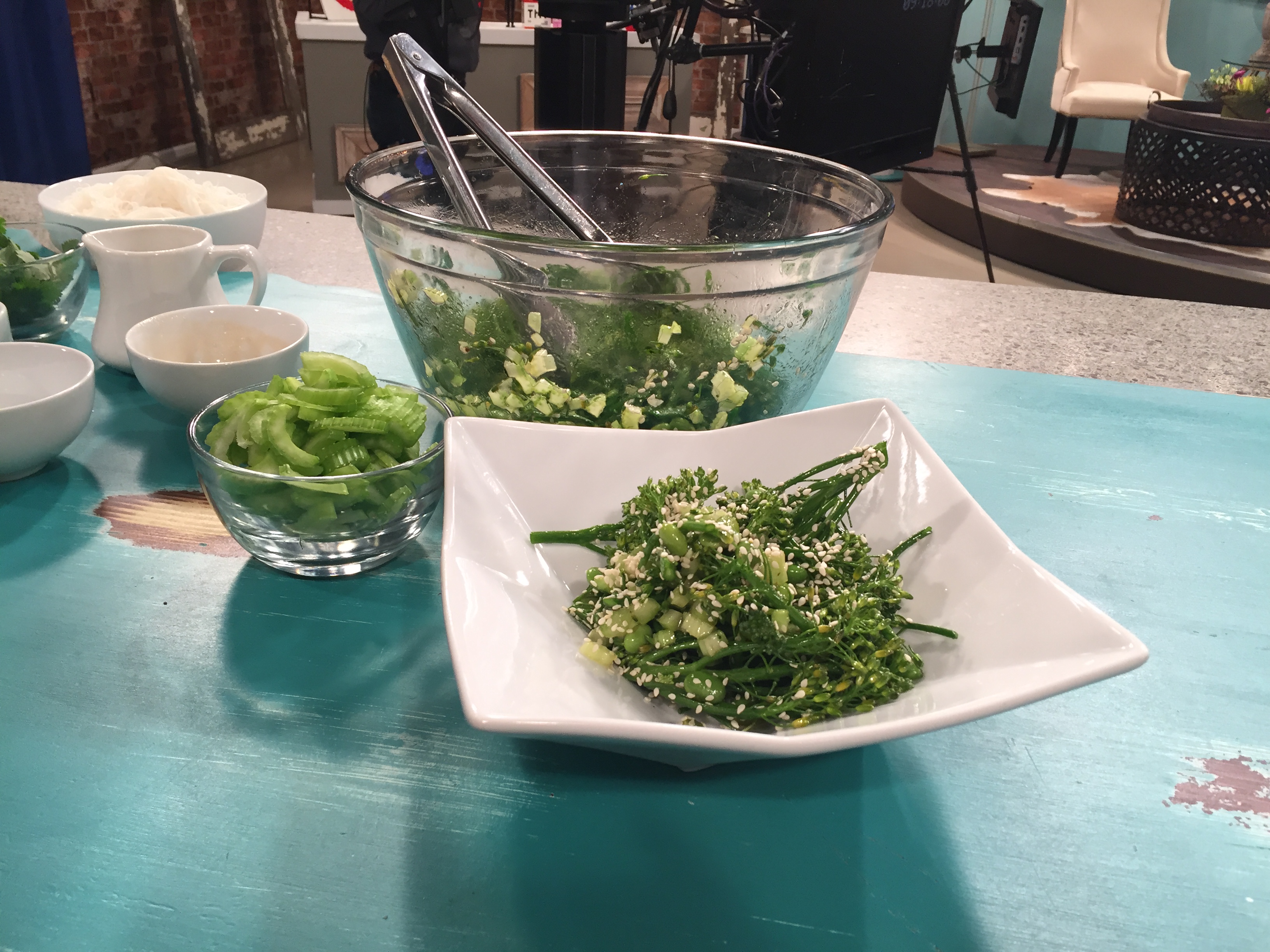 Raw Broccolini Sesame Salad Raw Broccolini Sesame Salad