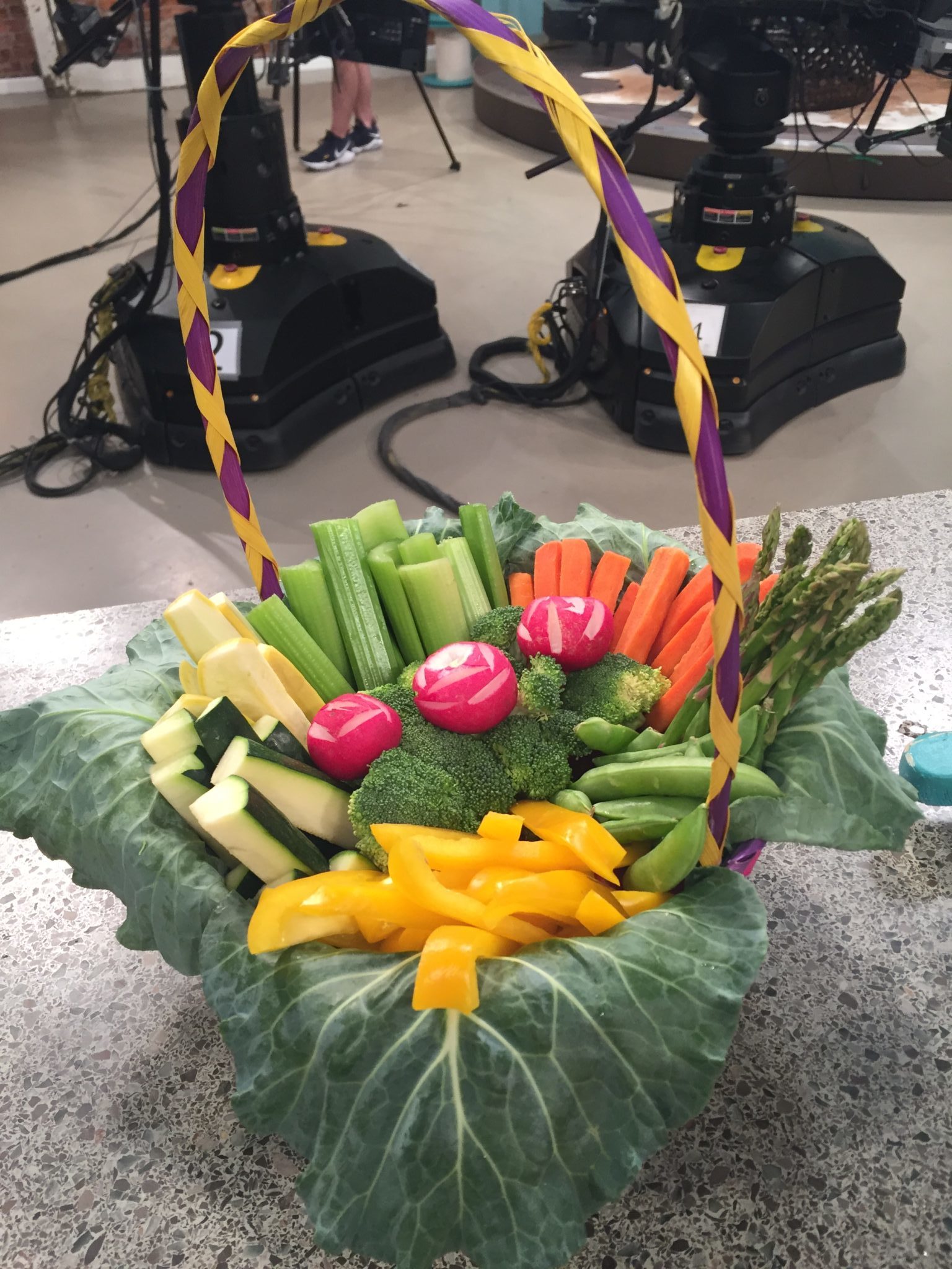 Veggie Easter Basket from The Produce Mom | Sweet and Savory Easter Treats