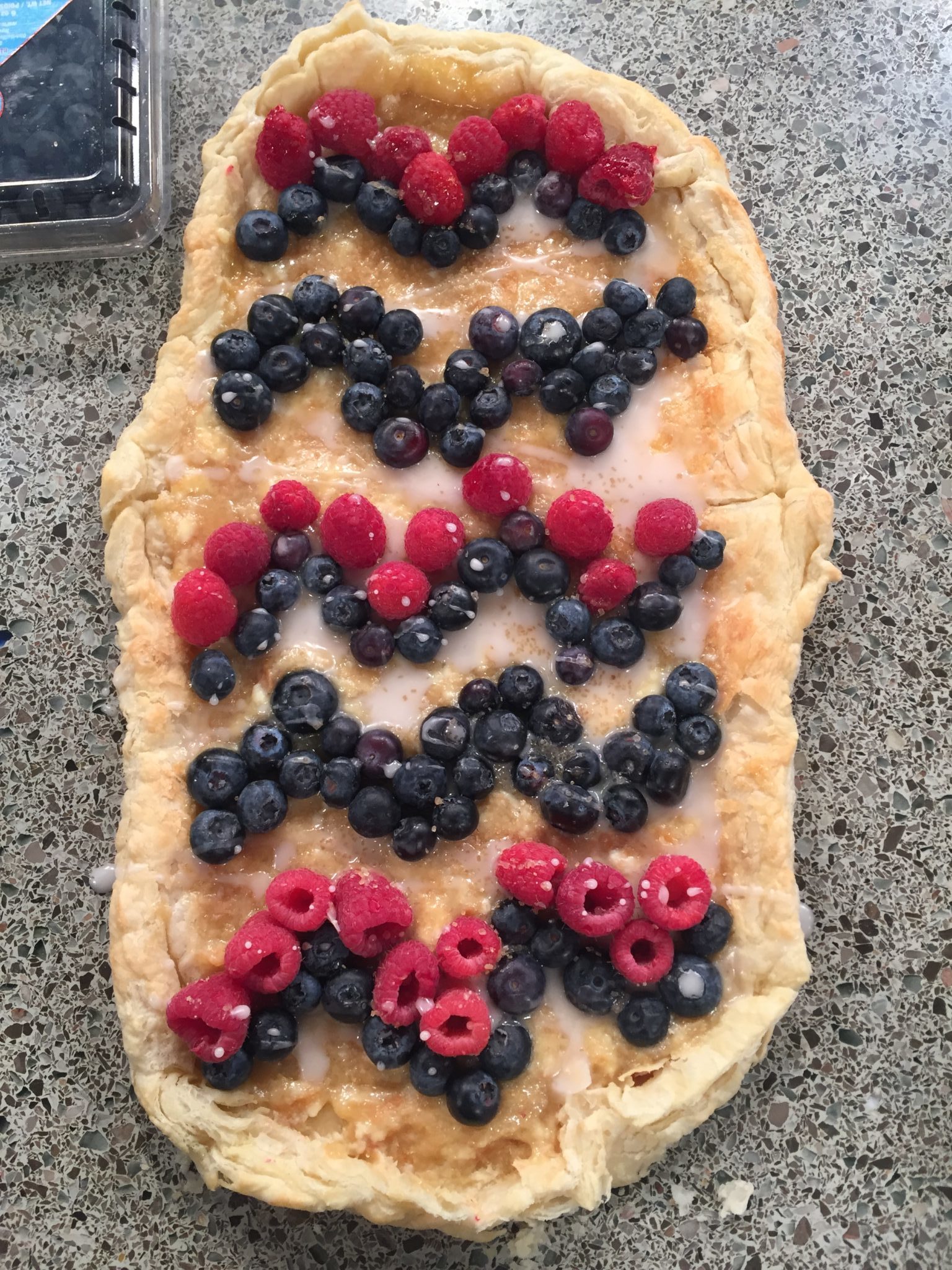 Blueberry and Pomegranate Easter Tart from North Bay Produce | Sweet and Savory Easter Treats