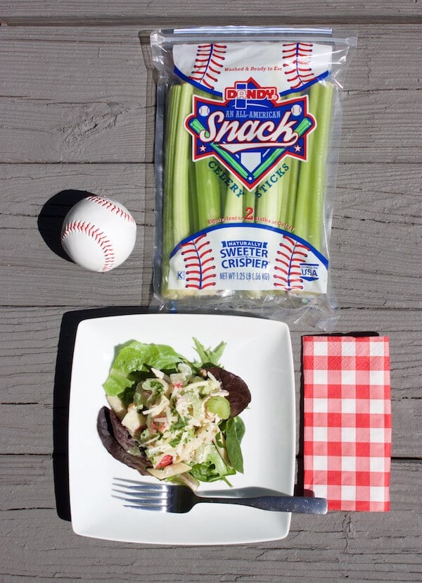 Recipe: Celery And Apple Pasta Salad With Light Caesar Dressing Recipe: Celery And Apple Pasta Salad With Light Caesar Dressing