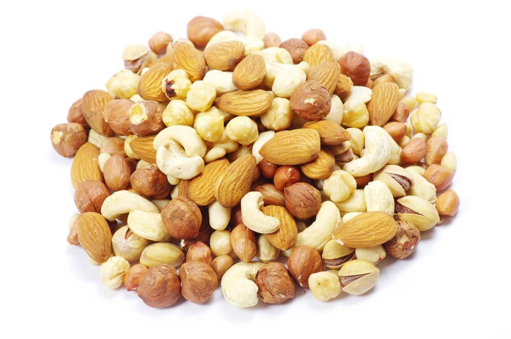 mixed nuts Travel snacks for kids