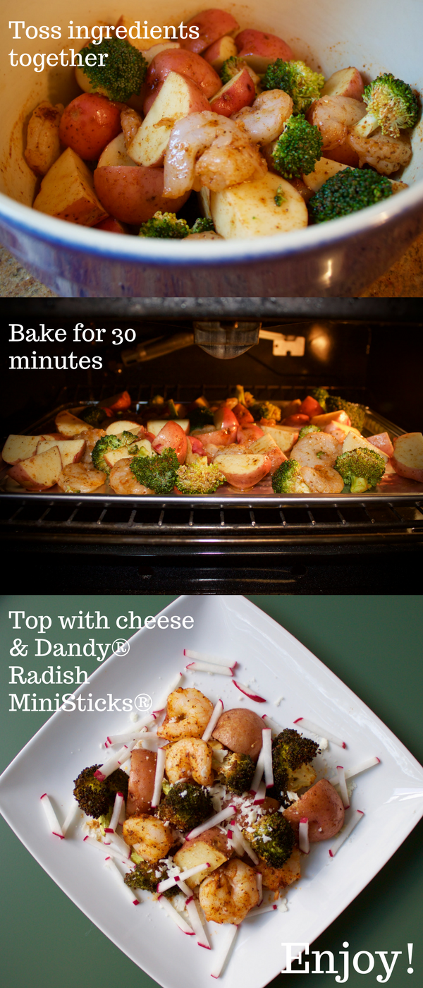 Shrimp and Veggies Instructions