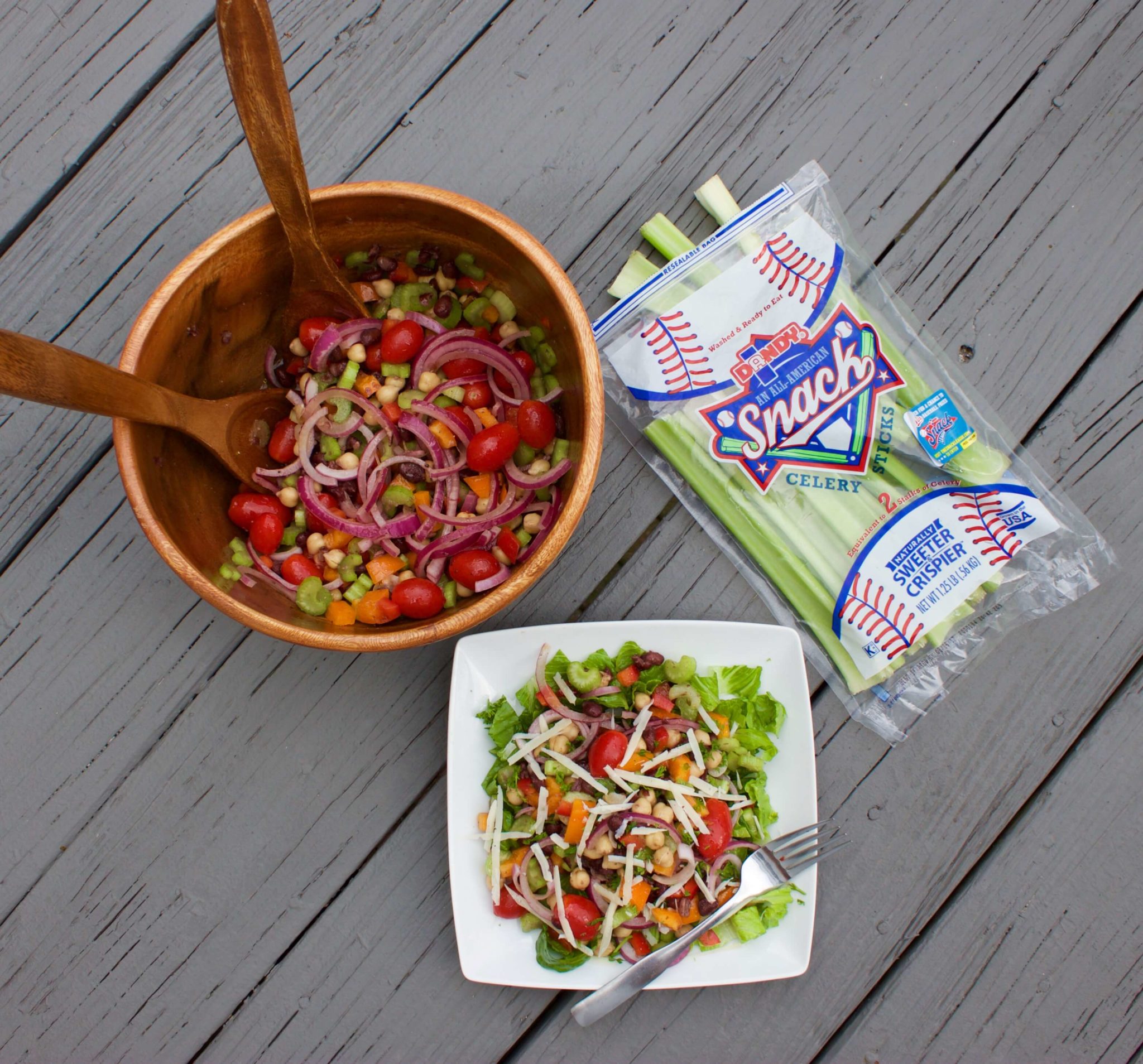 Sunday Night Celery and Red Onion Salad