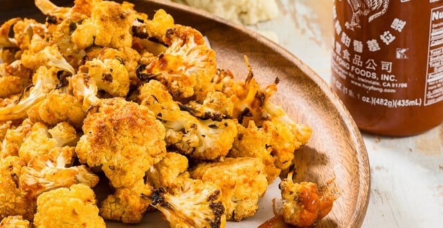 Sriracha Ginger Cauliflower