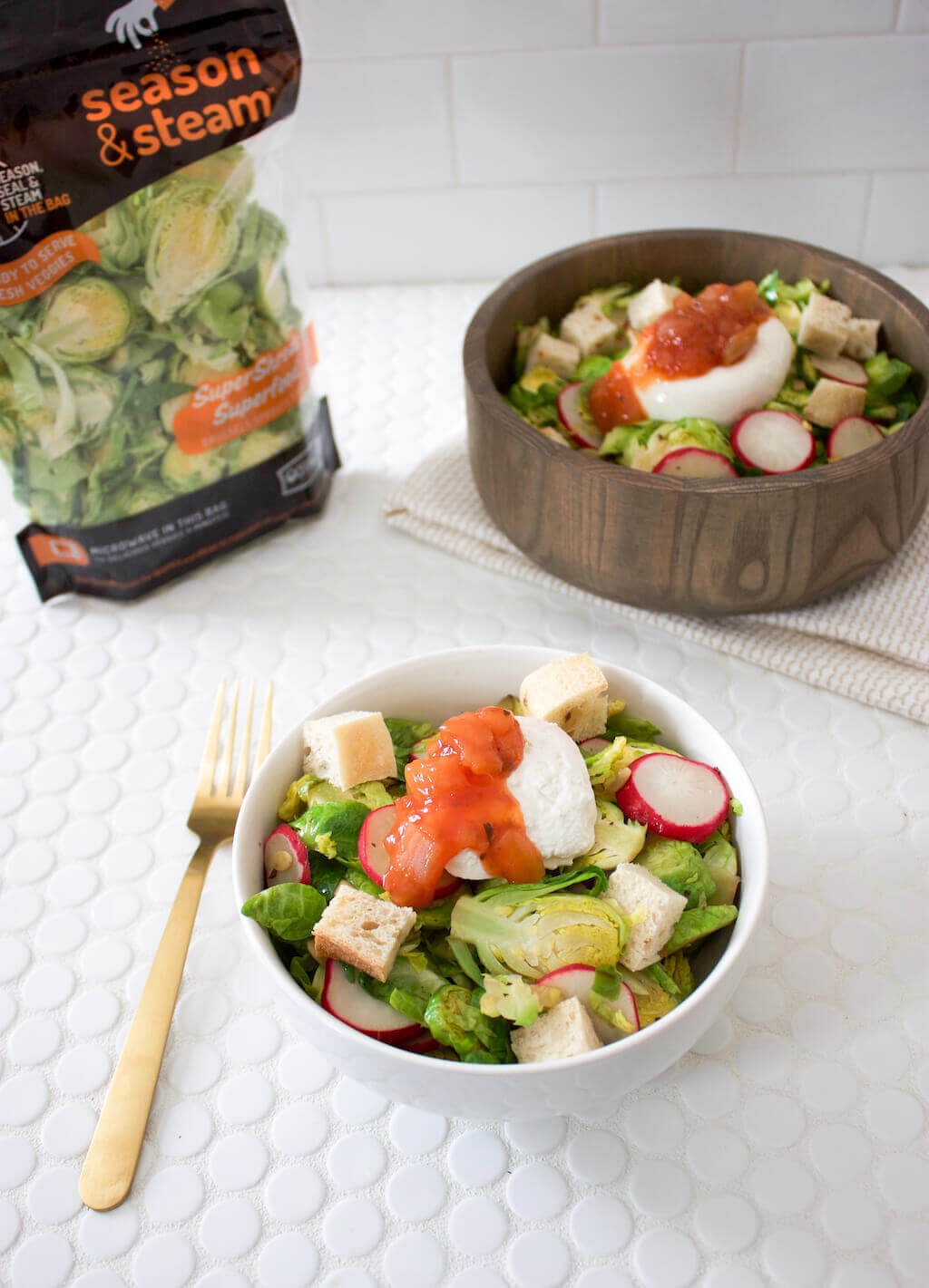 Burrata Cheese and Brussels Sprouts Salad Burrata Cheese and Brussels Sprouts Salad