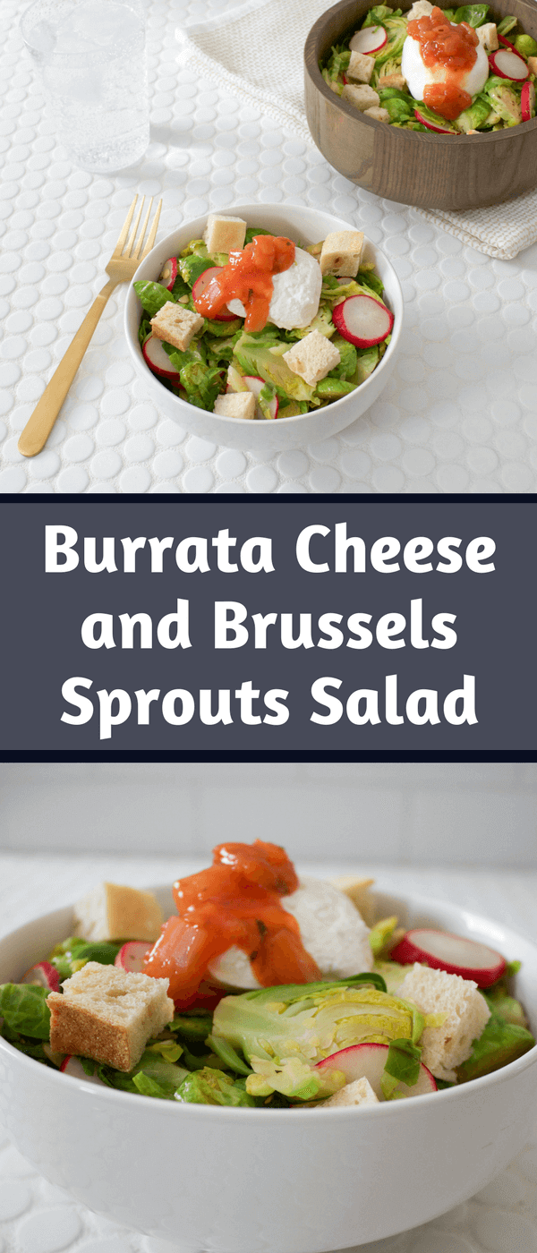 Burrata Cheese and Brussels Sprouts Salad Recipe Burrata Cheese and Brussels Sprouts Salad