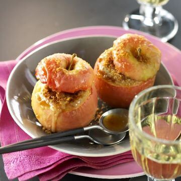 Coconut Stuffed Pink Lady Apples Coconut Stuffed Pink Lady Apples