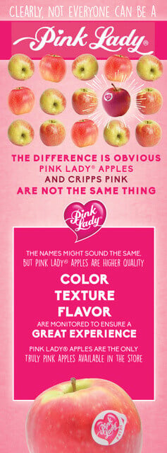 Pink Lady Apple Infographic