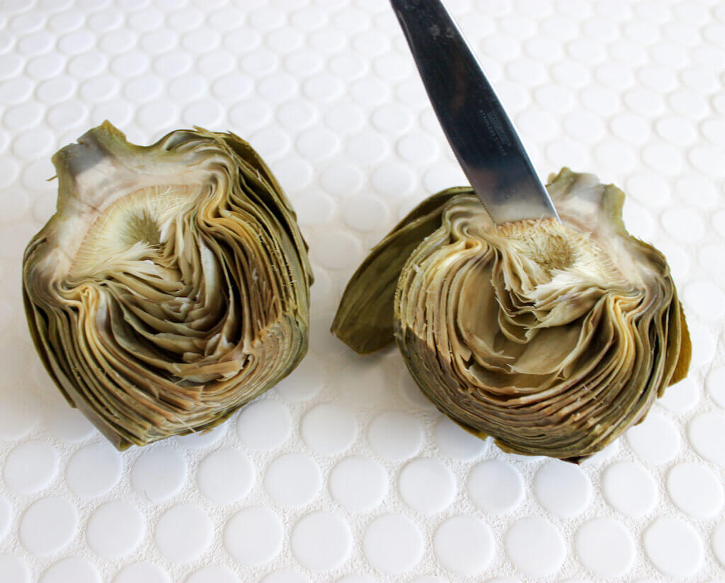 Removing Artichoke Choke Removing Artichoke Choke
