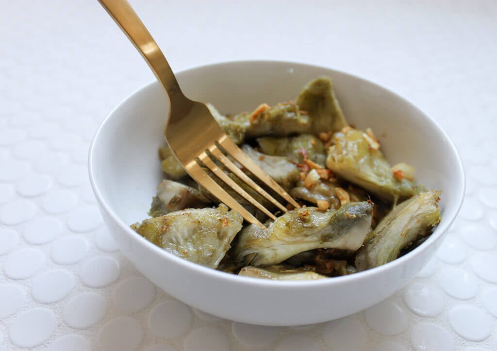 Sautéed artichoke hearts How to sauté artichoke hearts in the Instant Pot
