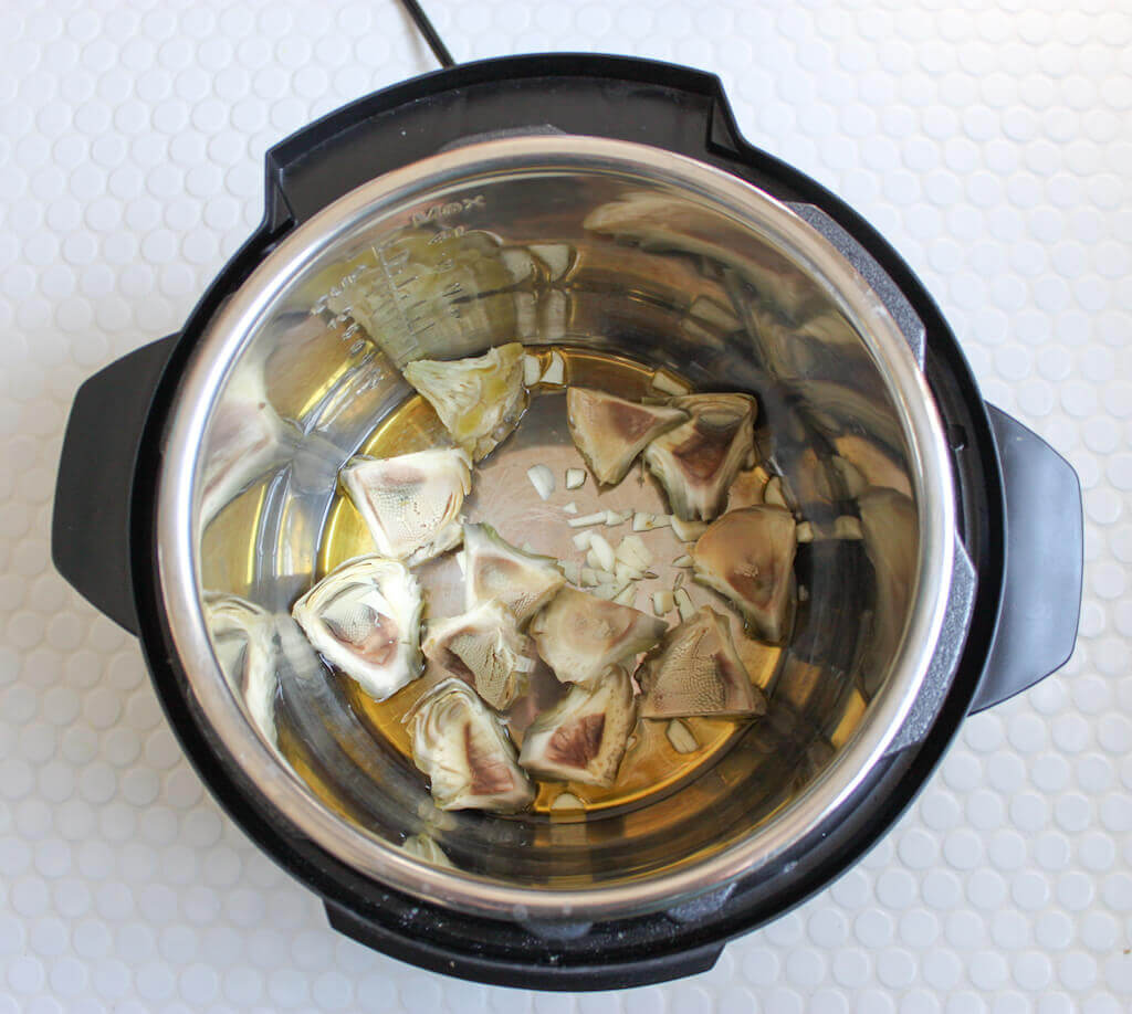 How to sauté artichokes in Instant Pot How to sauté artichokes in Instant Pot