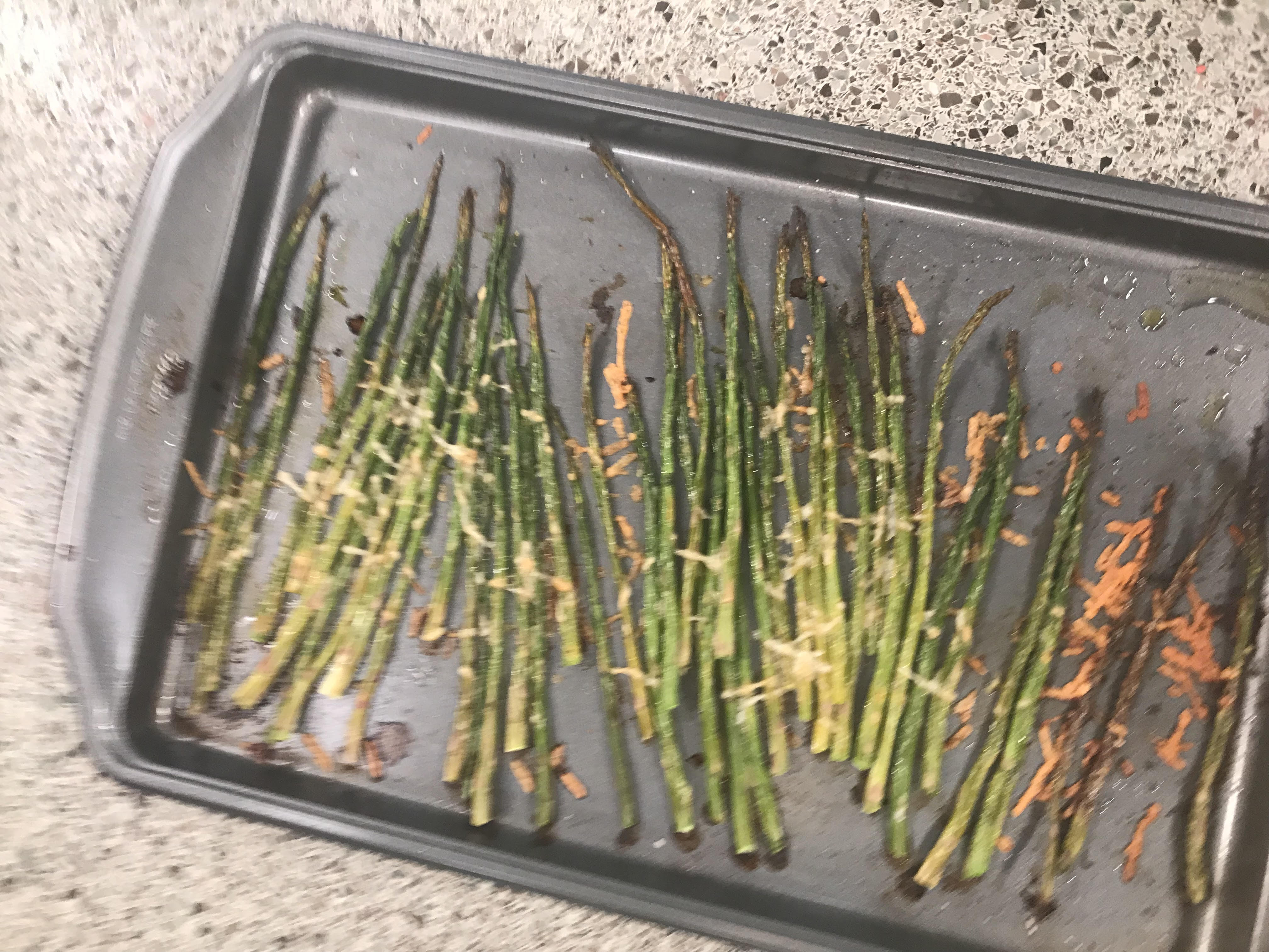 Roasted Asparagus with Lemon and Parmesan