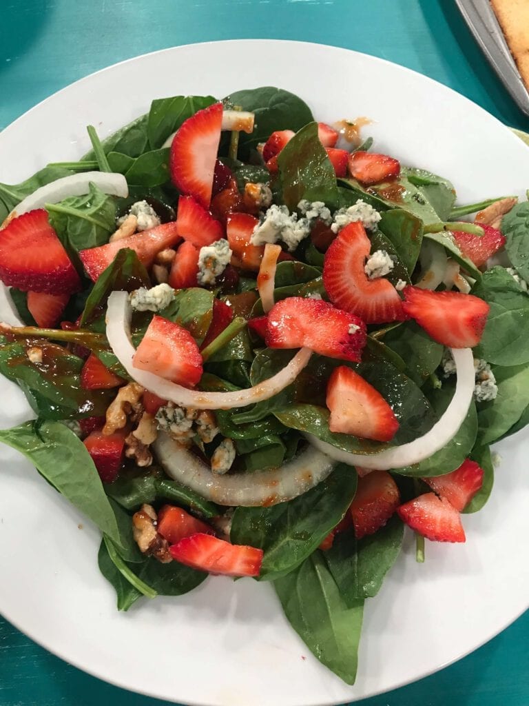 Fresh Strawberry Salad