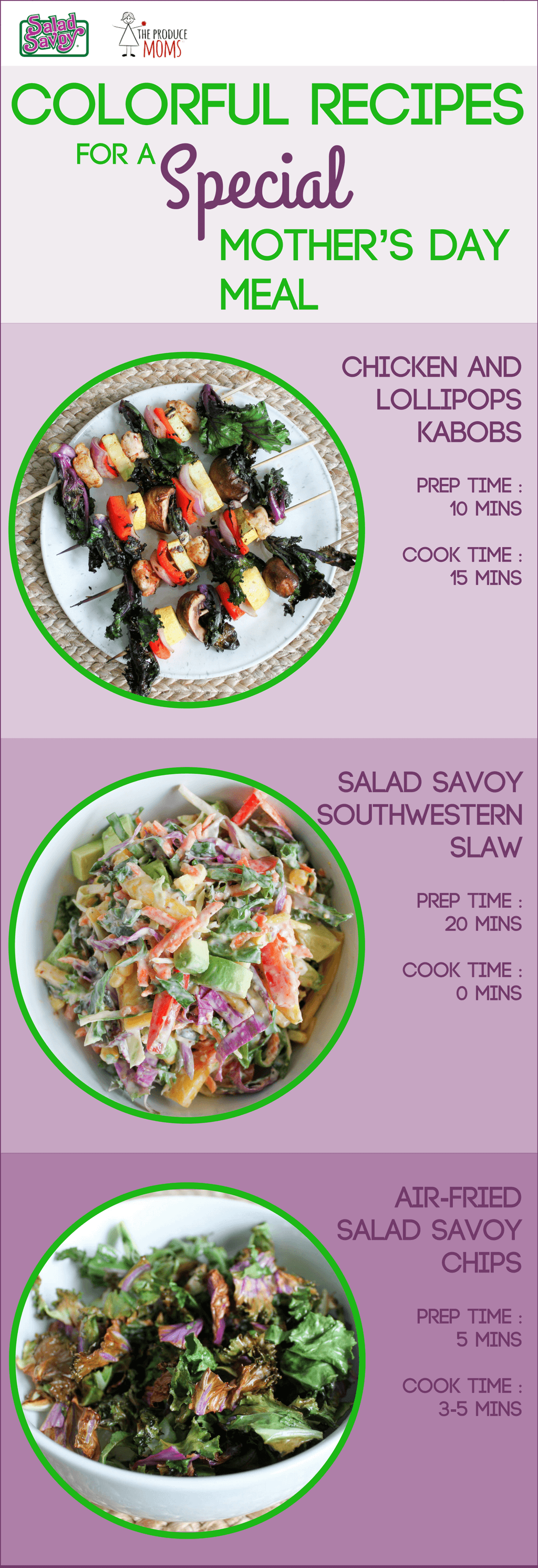 Mother’s Day Recipes: Colorful Ideas to Brighten Mom’s Day