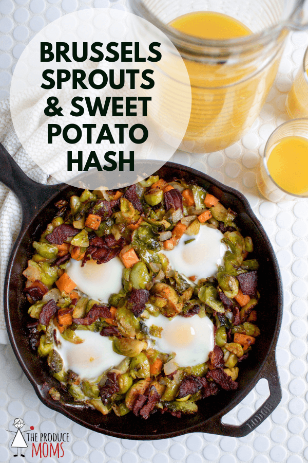 Brussels Sprouts and Sweet Potato Hash