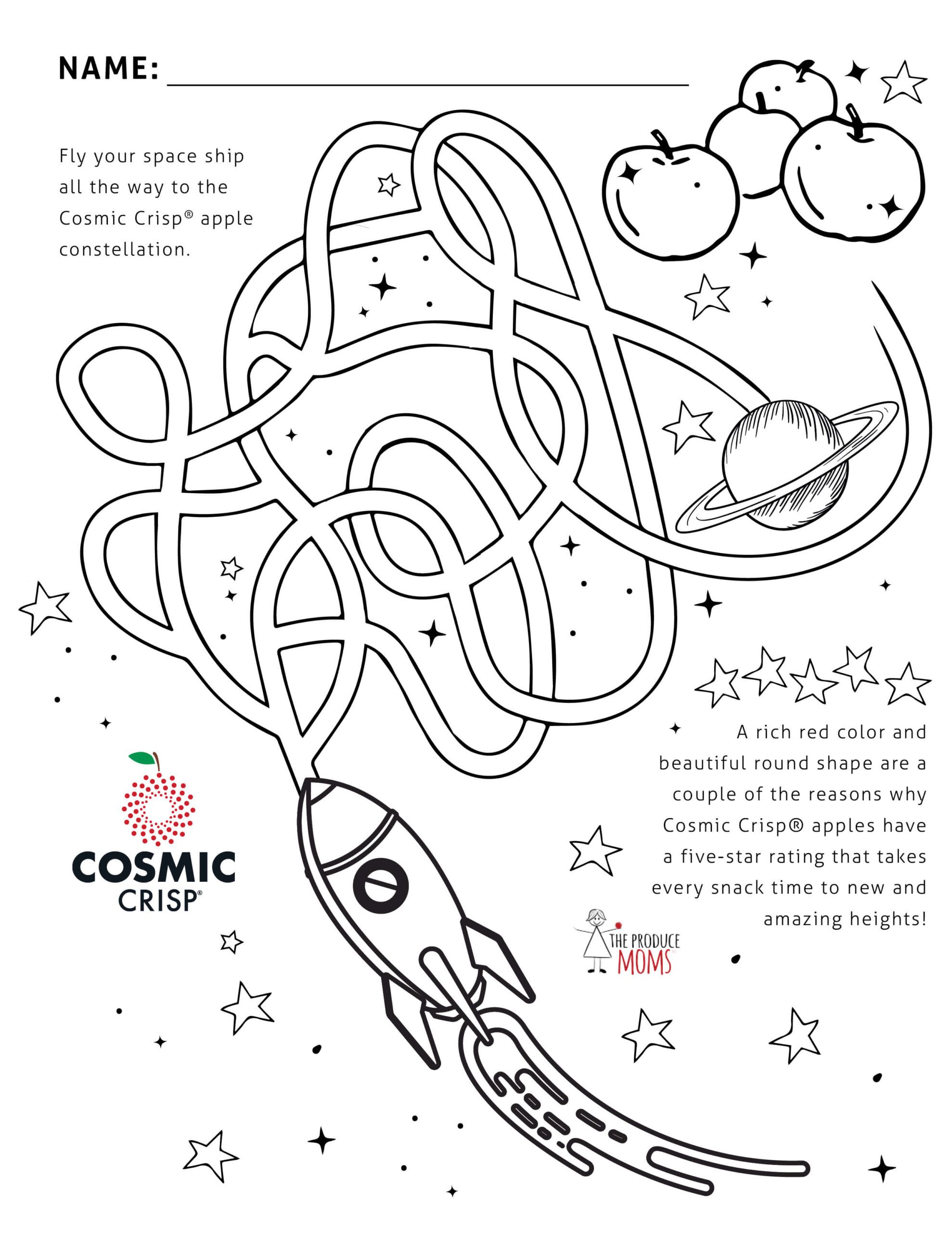 cosmic crisp activity sheet