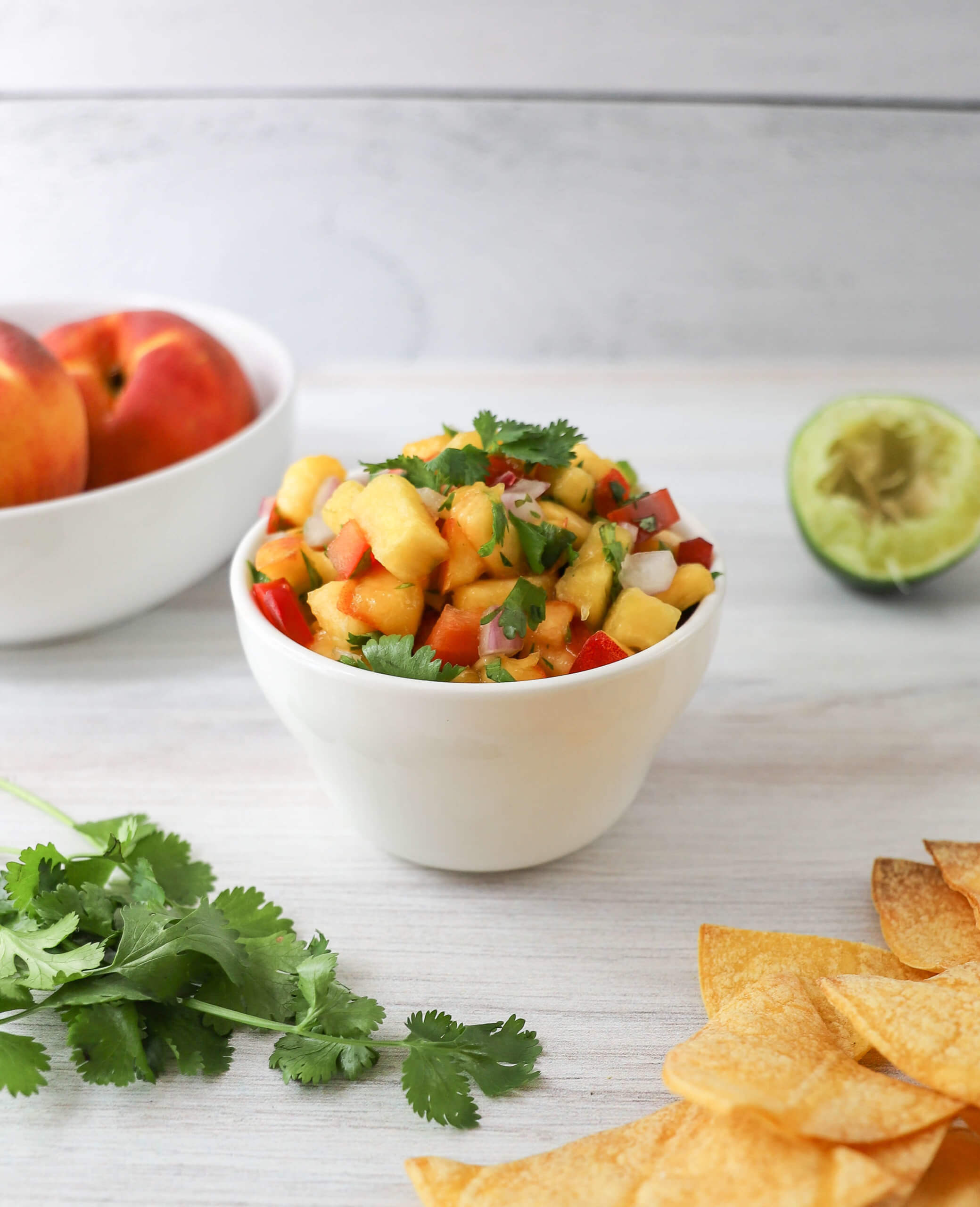 Poolside Peach Salsa