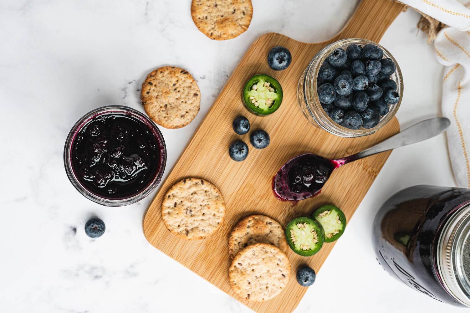 Where will you spread your Jalapeno Blueberry Jam?