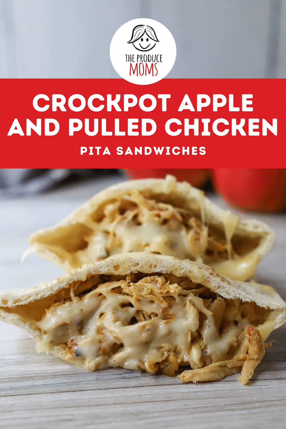 Crockpot SweeTango and Pulled Chicken Pita Sandwiches Crockpot SweeTango and Pulled Chicken Pita Sandwiches