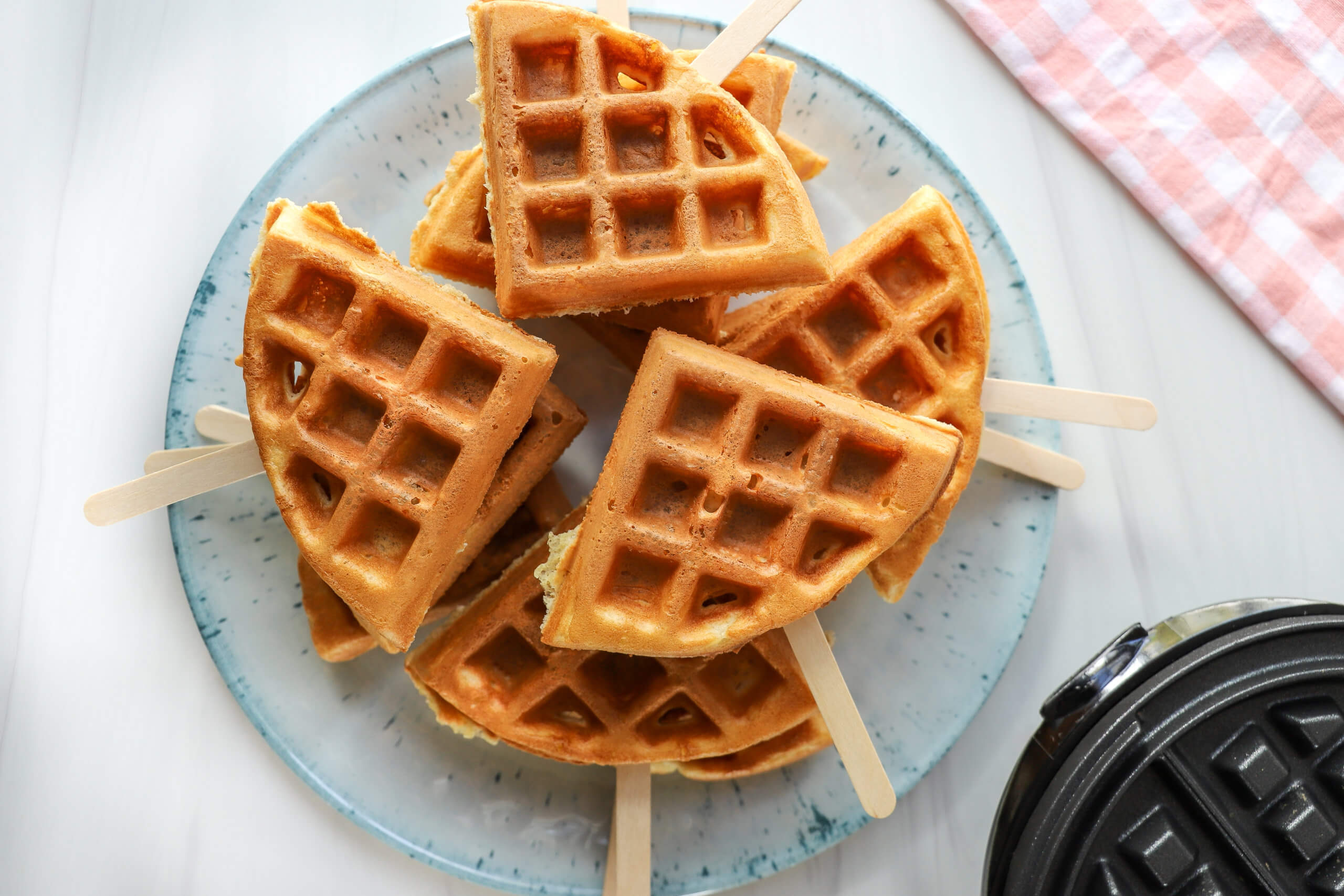 Waffle Pops (Waffles on a Stick)