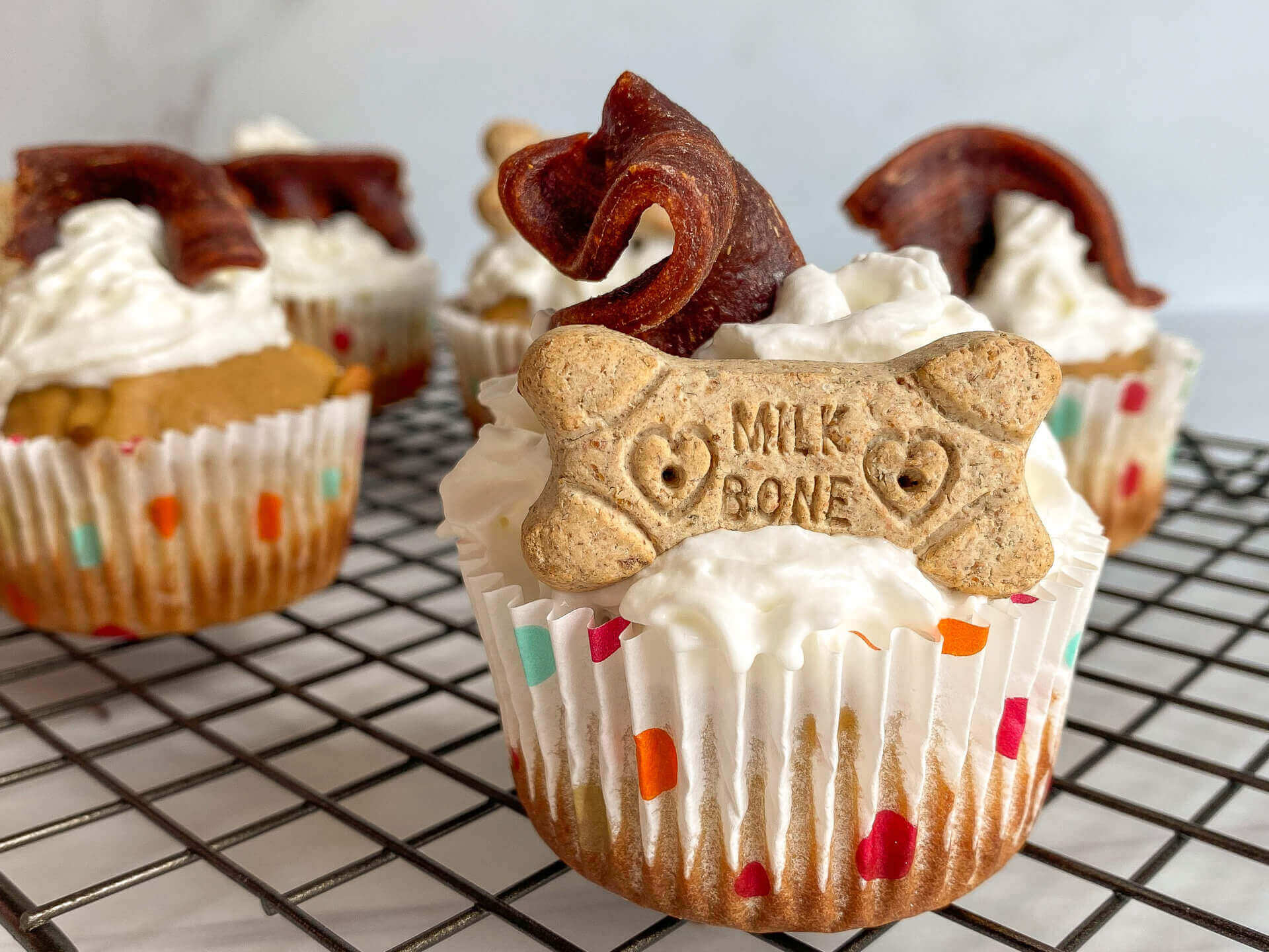 Peanut Butter and Banana Pupcakes Peanut Butter and Banana Pupcakes