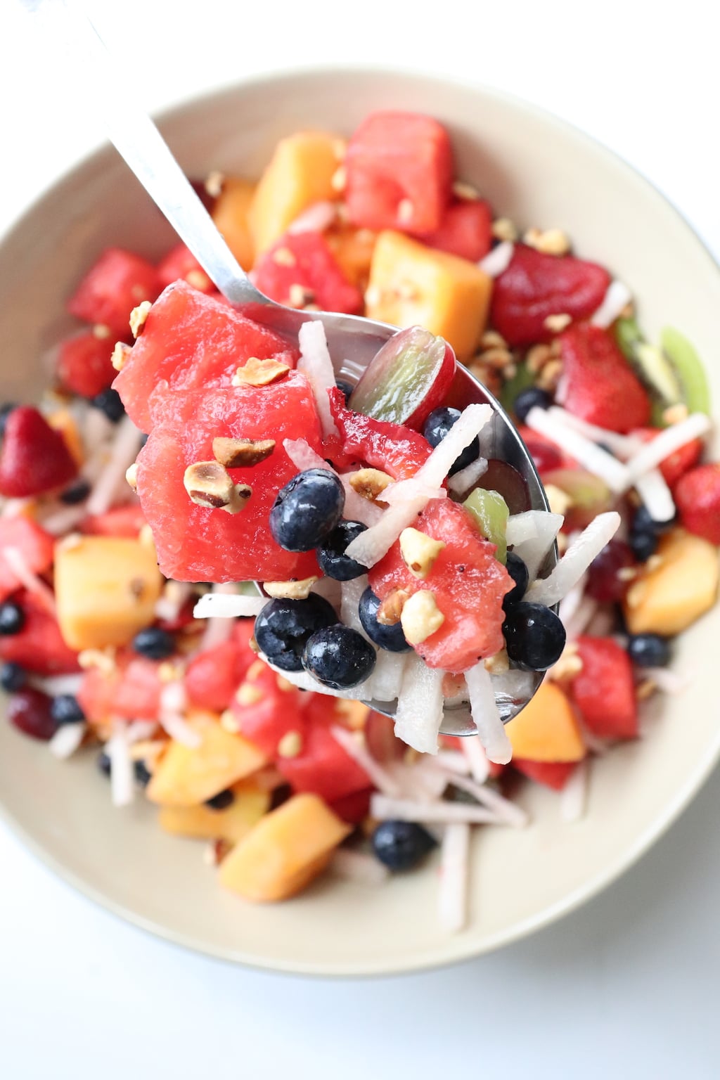 21 Unique Salads To Mix Up Your Meals: Hazelnut Fruit Salad