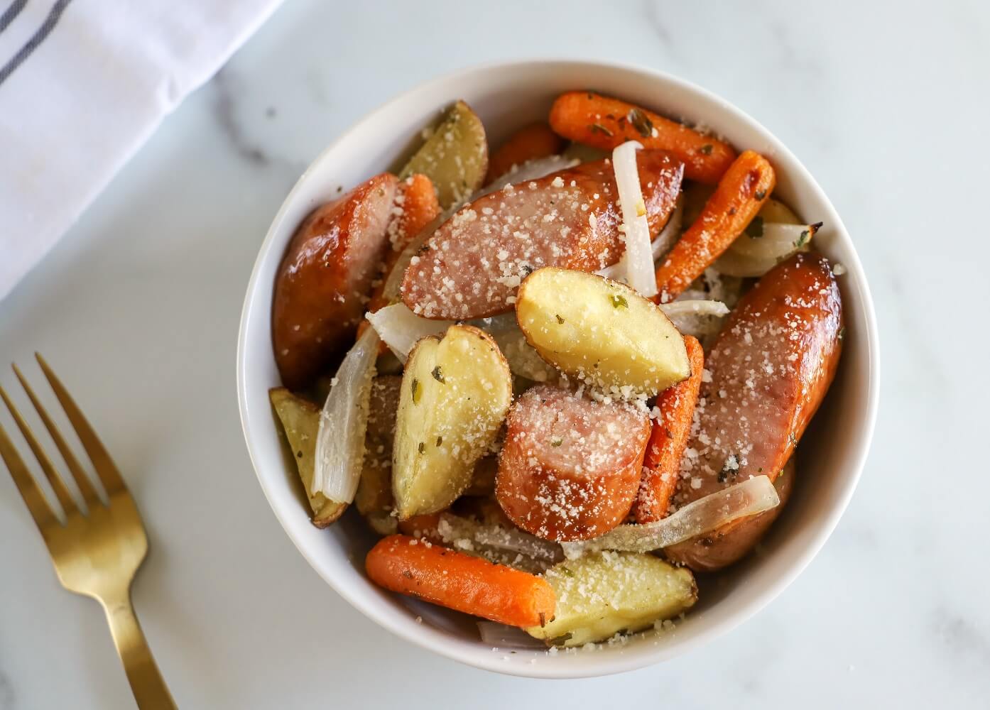 Sausage and Potato Sheet Pan