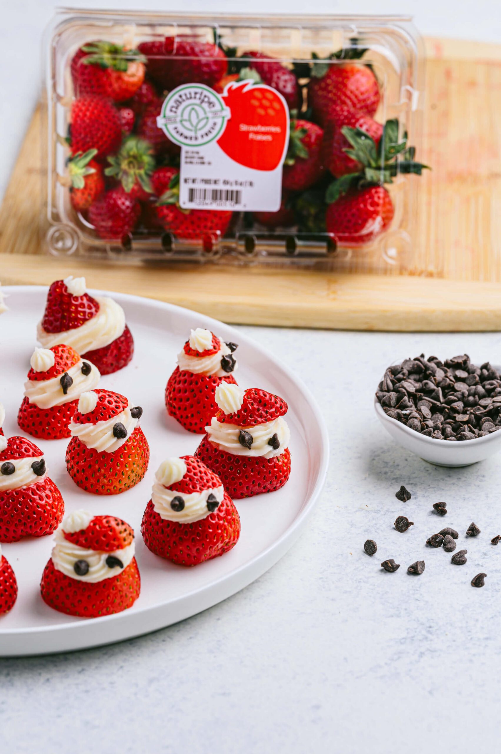 5 ingredient strawberry Santas