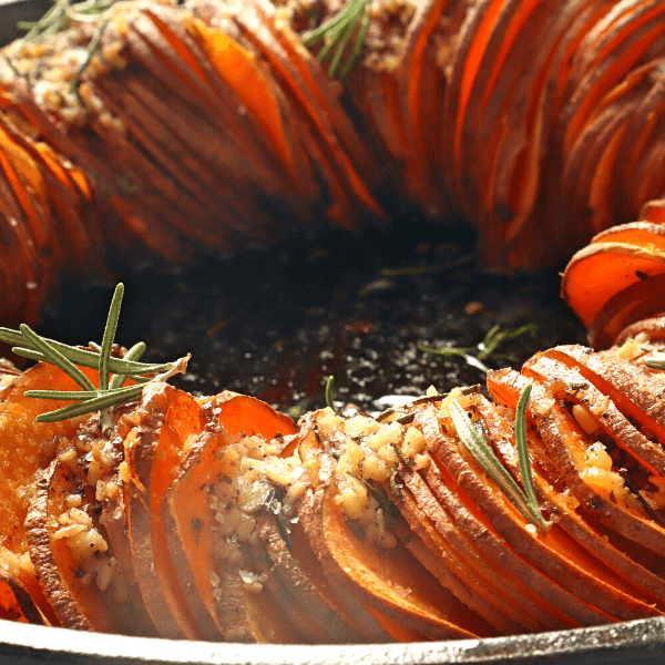 Close up of Sweet Potato Bake