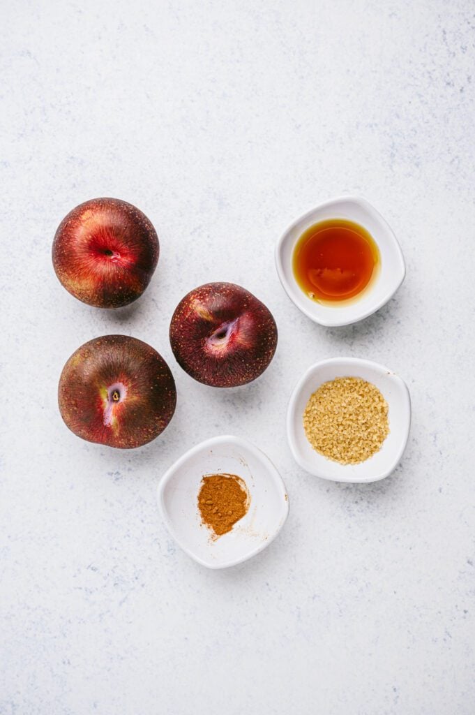 Ingredients for Roasted Plums