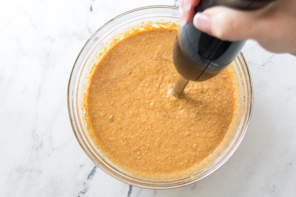 Vegetarian Gravy being mixed