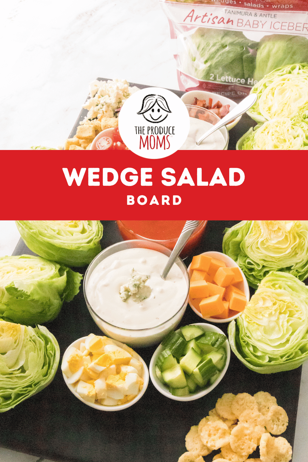 Pinterest Pin Wedge Salad Board