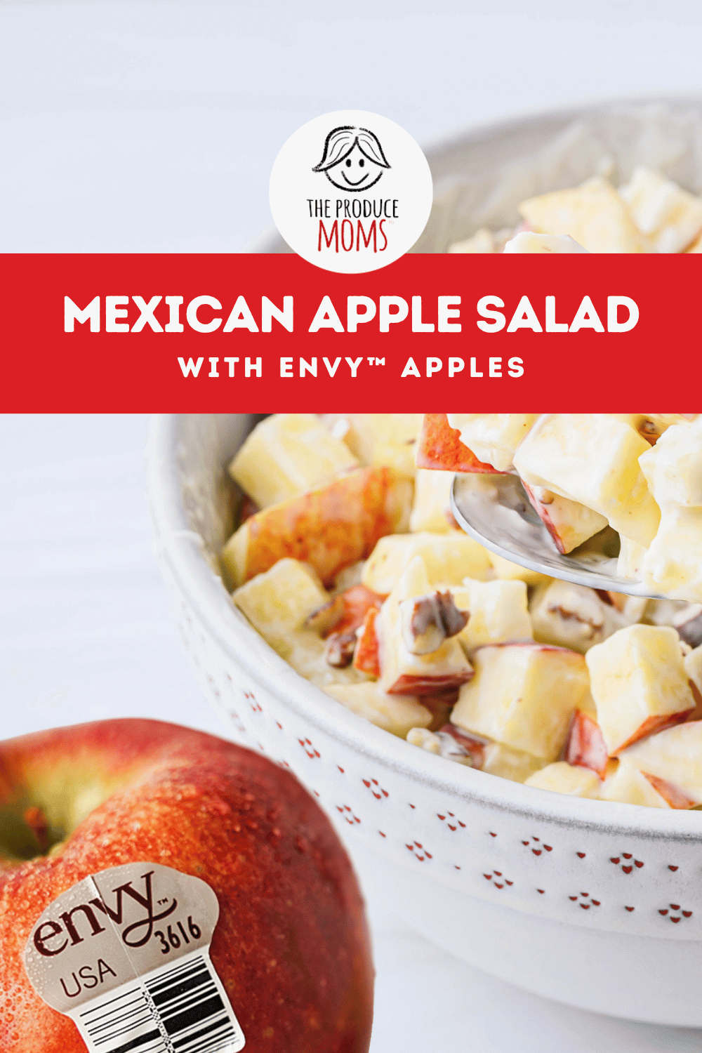 Pinterest Pin Mexican Apple Salad