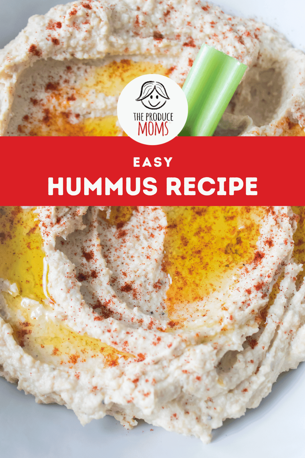 Pinterest Pin Easy Hummus