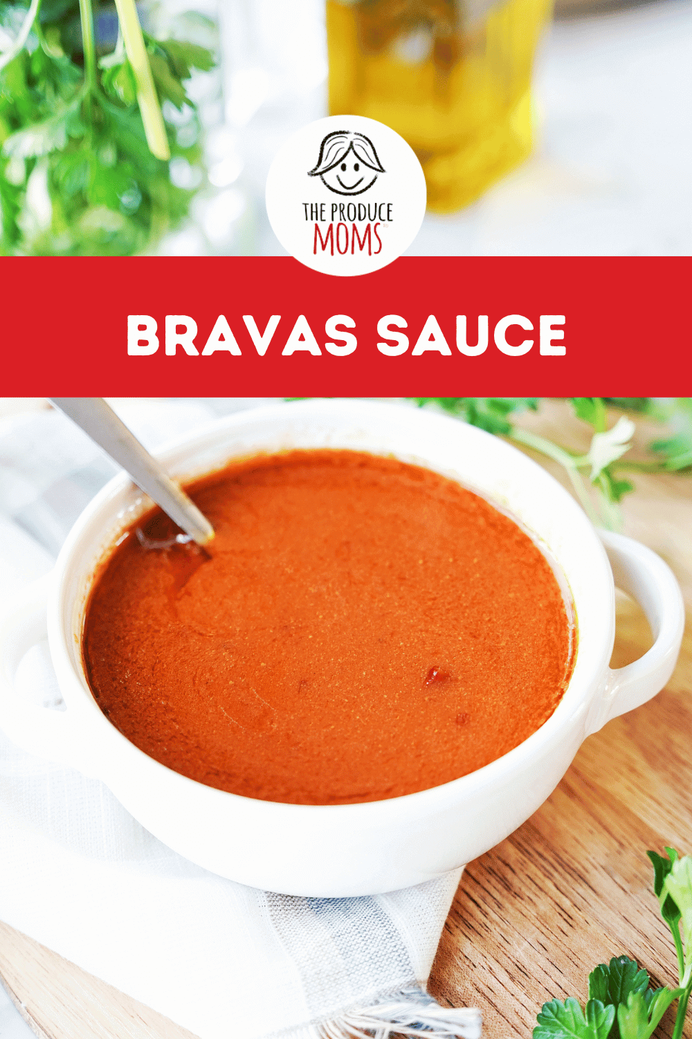 Pinterest Pin Bravas Sauce