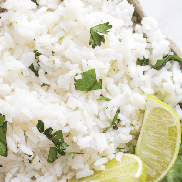 Bowl of Chipotle Lime Rice