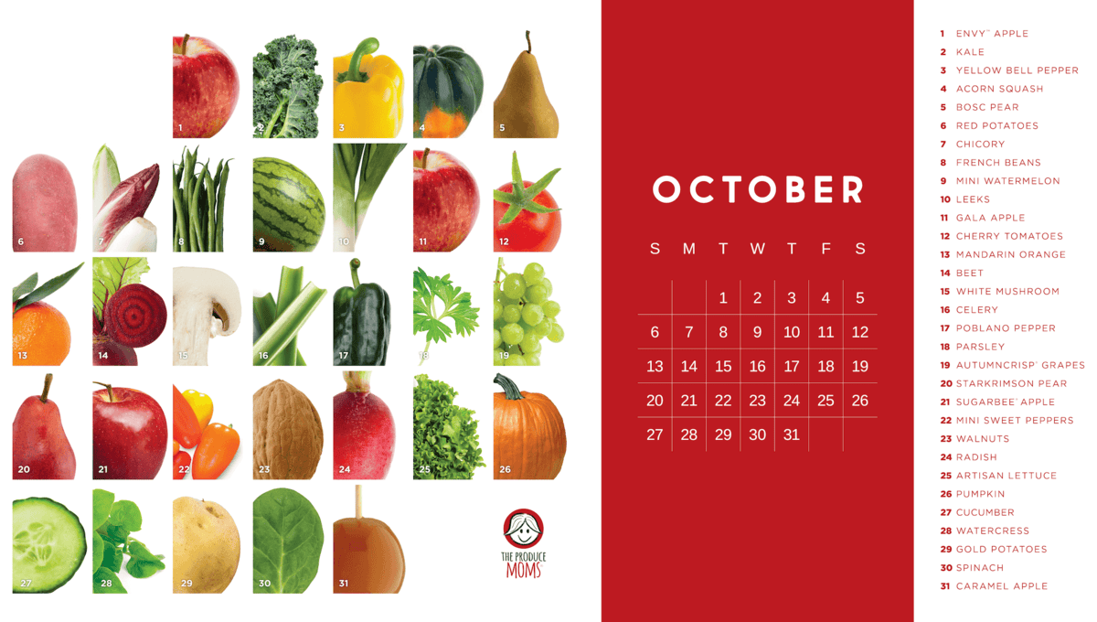 The Produce Challenge® Calendar October 2024